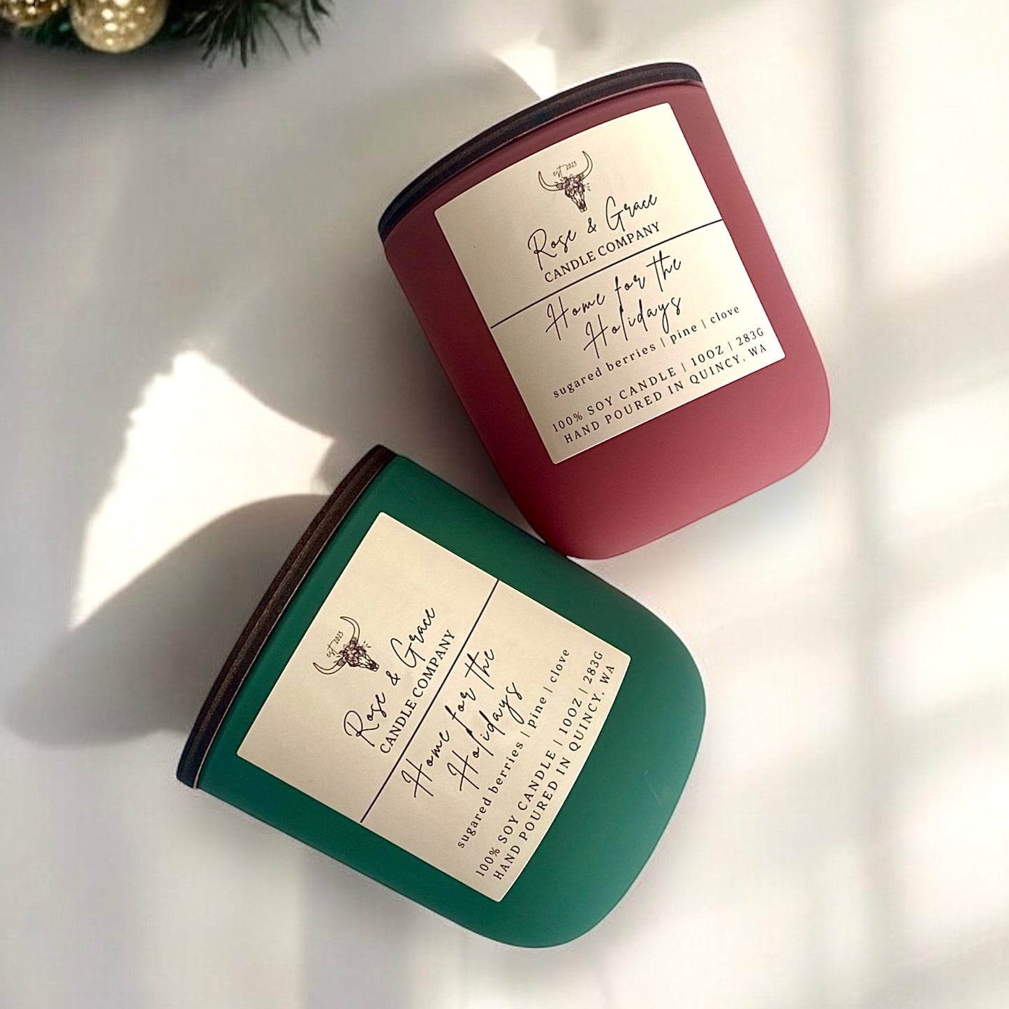 10oz holiday candle